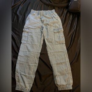 American Eagle Denim Cargo Pants